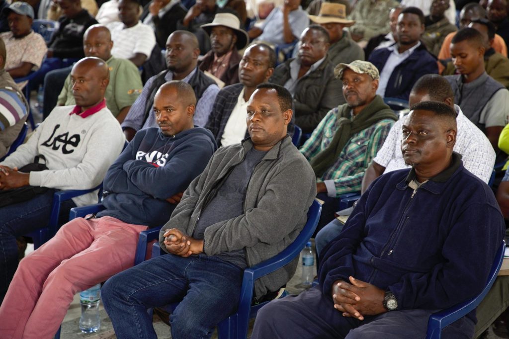Travel Guides Attending one-day road safety training at SAUT venue
