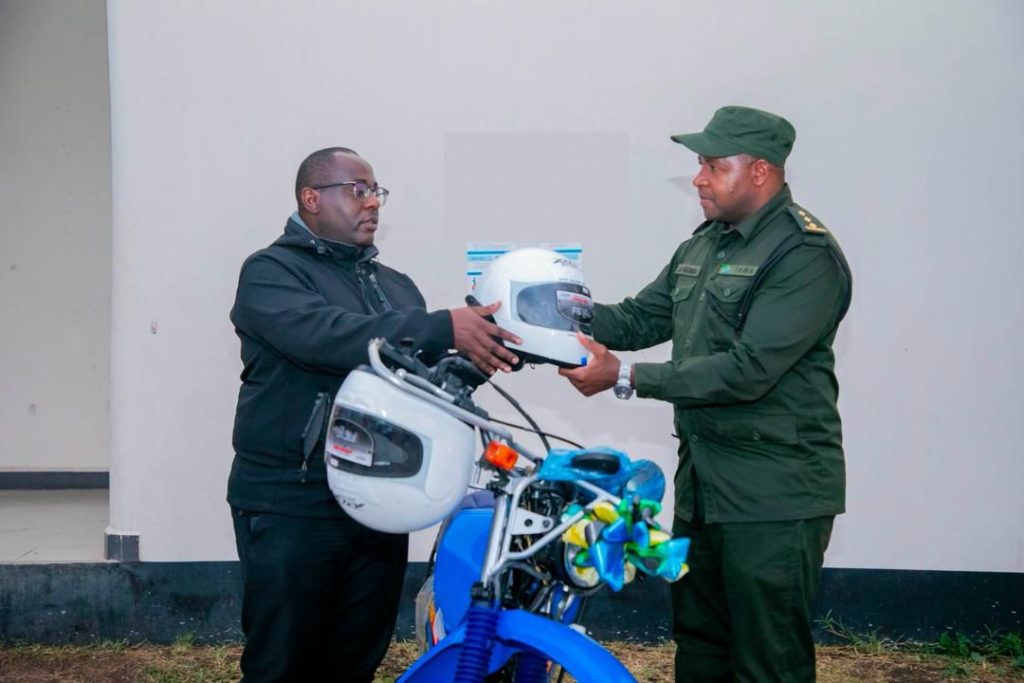 Permanent Secretary Ministry Of Tourism and Natural Resources Distributing Tools For Conservation