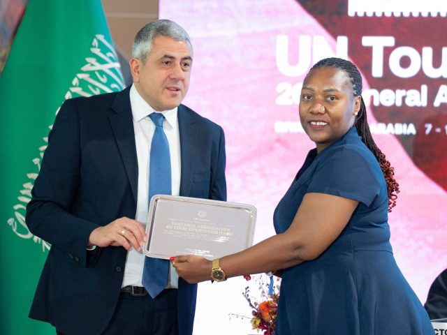 TATO Honoured with Prestigious UN Tourism Award for Advancing Affiliate Membership in Africa