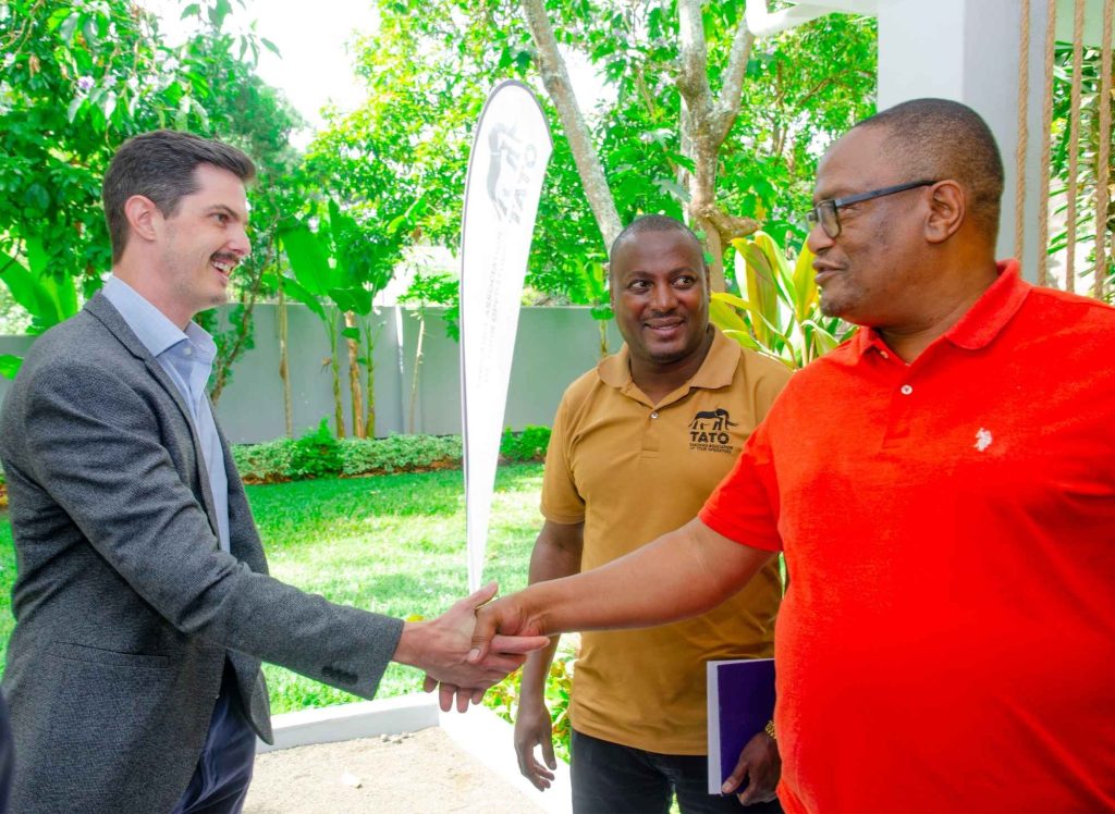 US Embassy In Tanzania, Economic Officer, Mr. James Knable meeting TATO Board