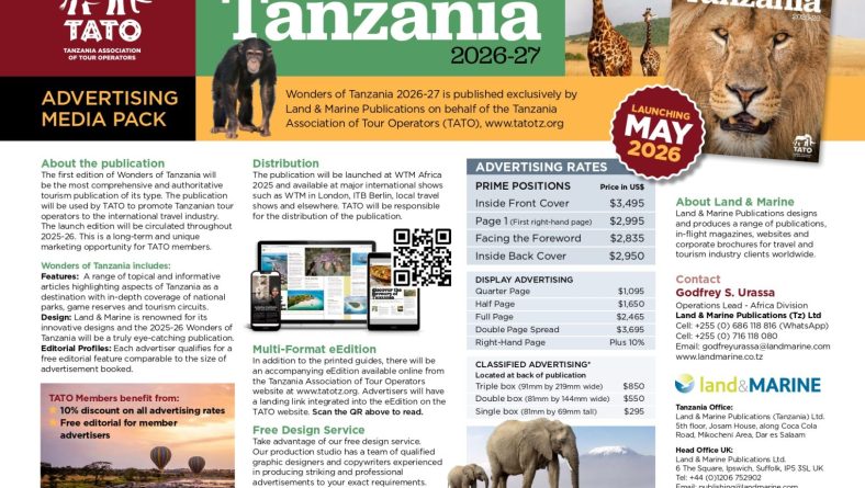 Wonders of Tanzania 2026–27: A New Global Platform for Promoting Tanzania’s Tourism Excellence