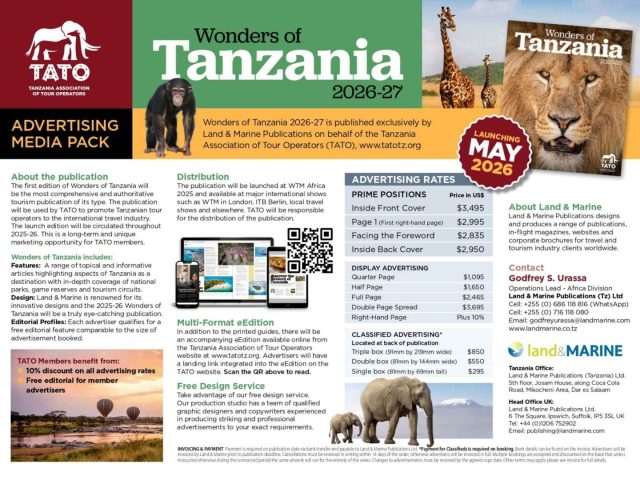 Wonders of Tanzania 2026–27: A New Global Platform for Promoting Tanzania’s Tourism Excellence