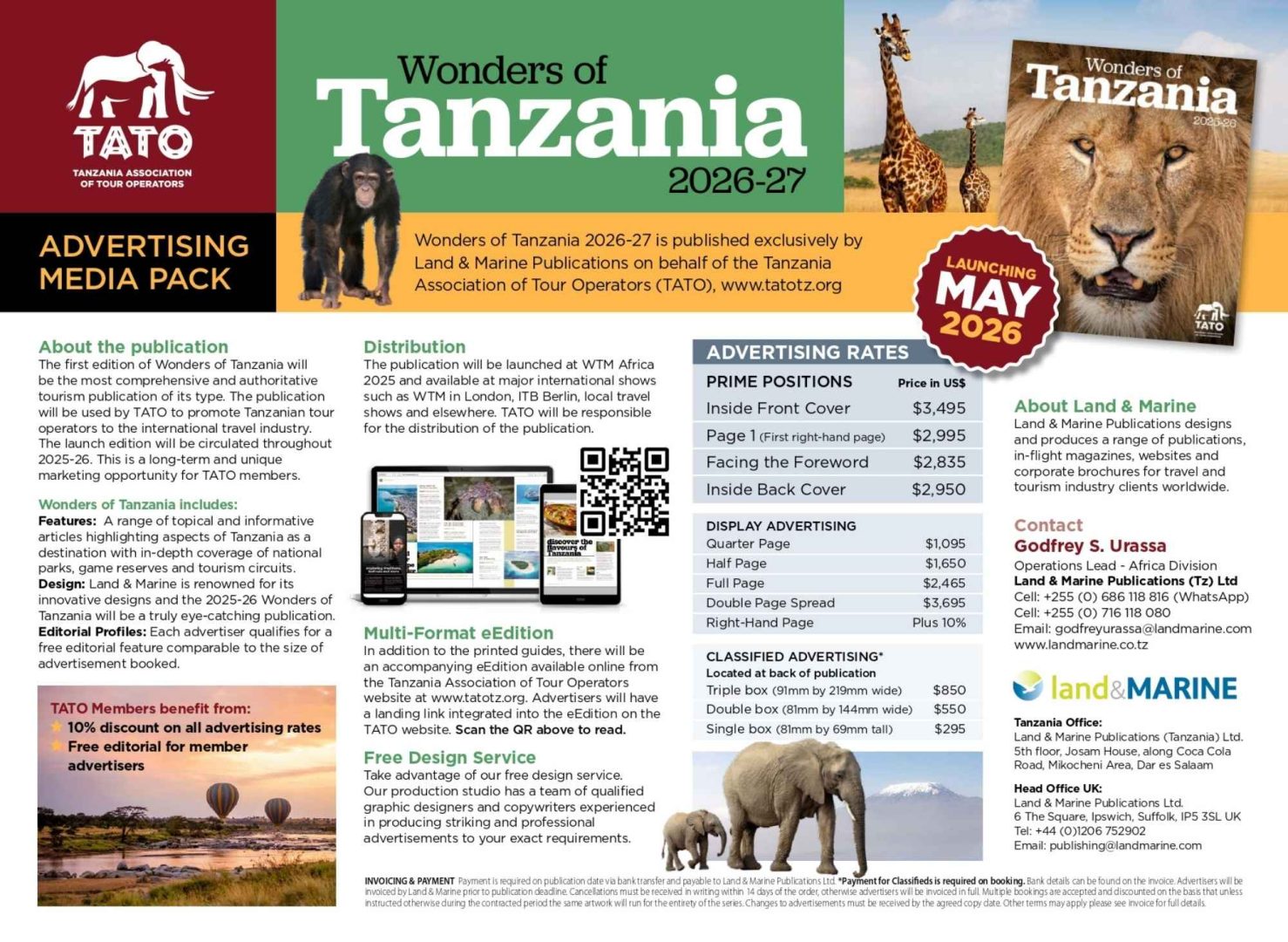Wonders of Tanzania 2026–27: A New Global Platform for Promoting Tanzania’s Tourism Excellence