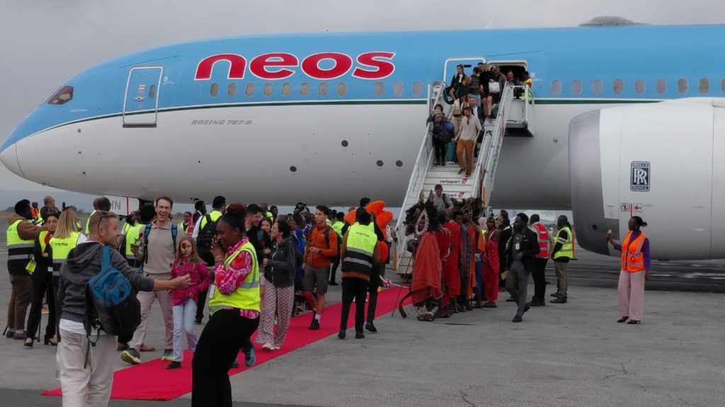 Neos Air Lands At Kilimanjaro international Airport JRO