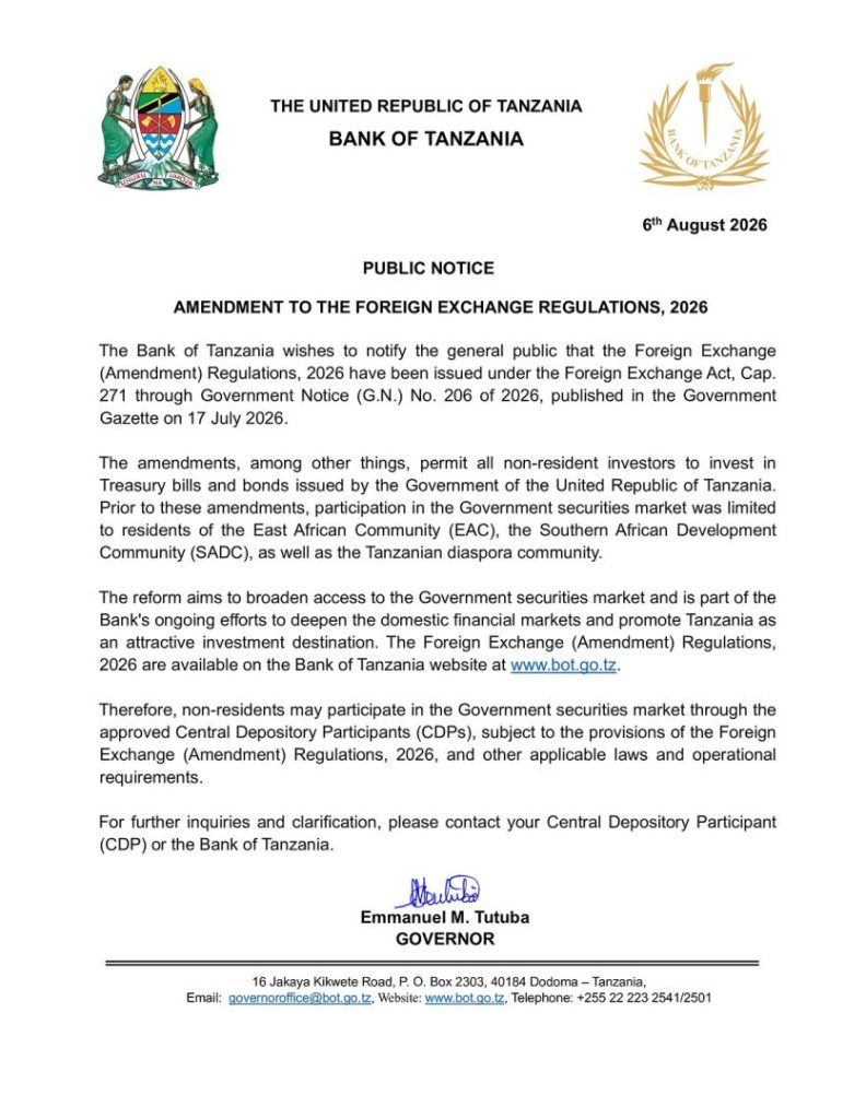 Foreign Exchange (Amendment) Regulations, 2026 for the For The Foreign exchange Reforms